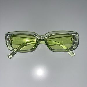 Sage Green Rectangular Sunglasses 🍃